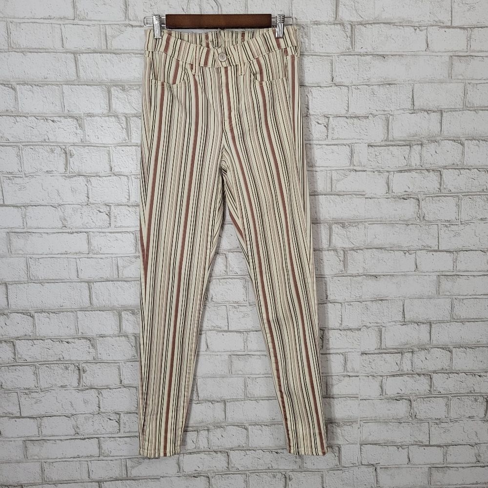 AEO hi-rise stripe jeggings